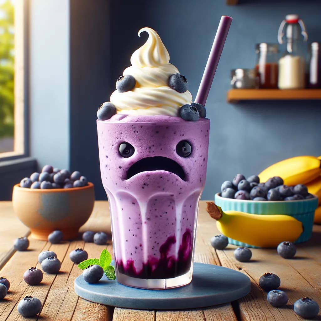 Blueberry Banana Grimace Shake