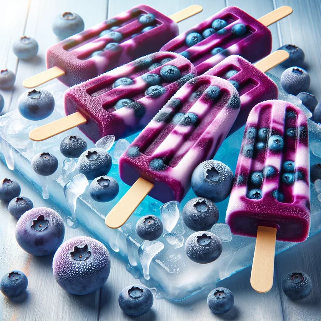 Blueberry Pilfrut Popsicles