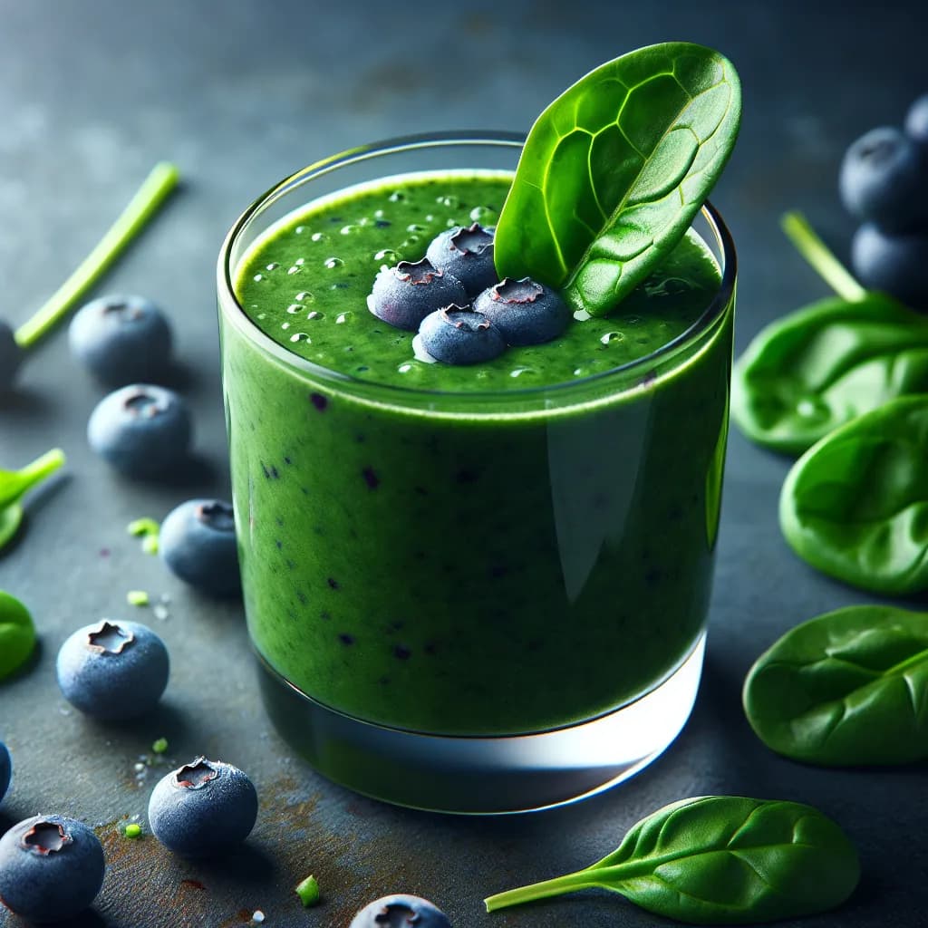 Blueberry and Spinach Smoothie