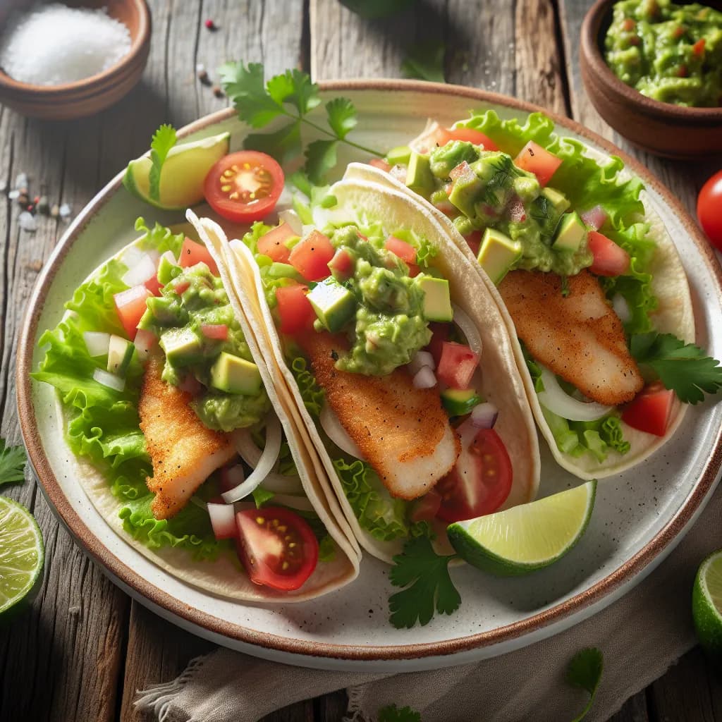 Bluegill Tacos with Avocado Salsa