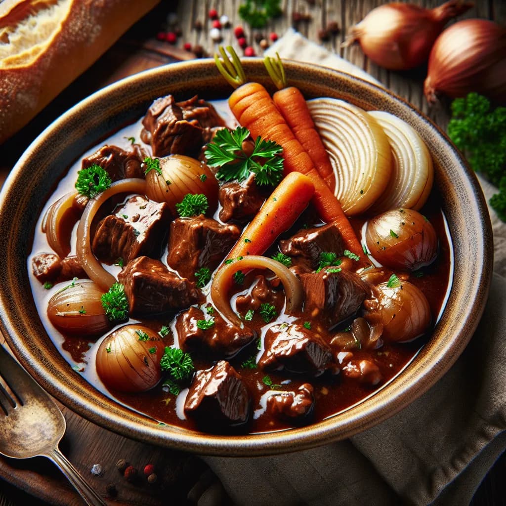Boeuf Bourguignon Traditionnel