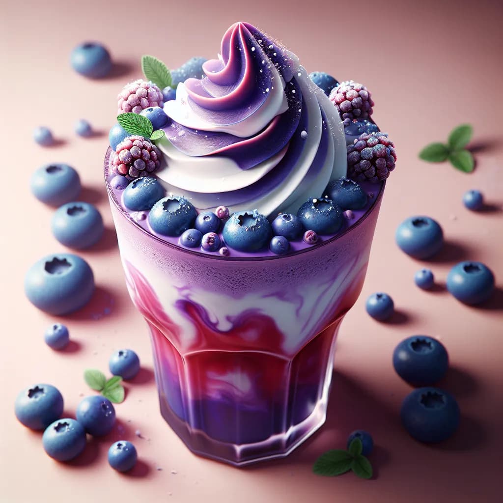 Bonnie's Blueberry Vanilla Milkshake