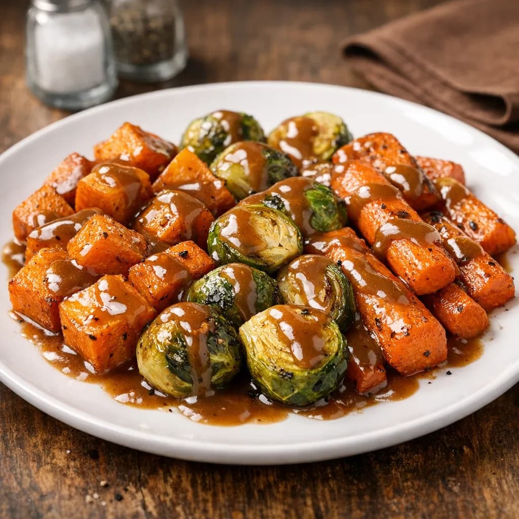 Boston Market Gravy Roasted Veggie Plate