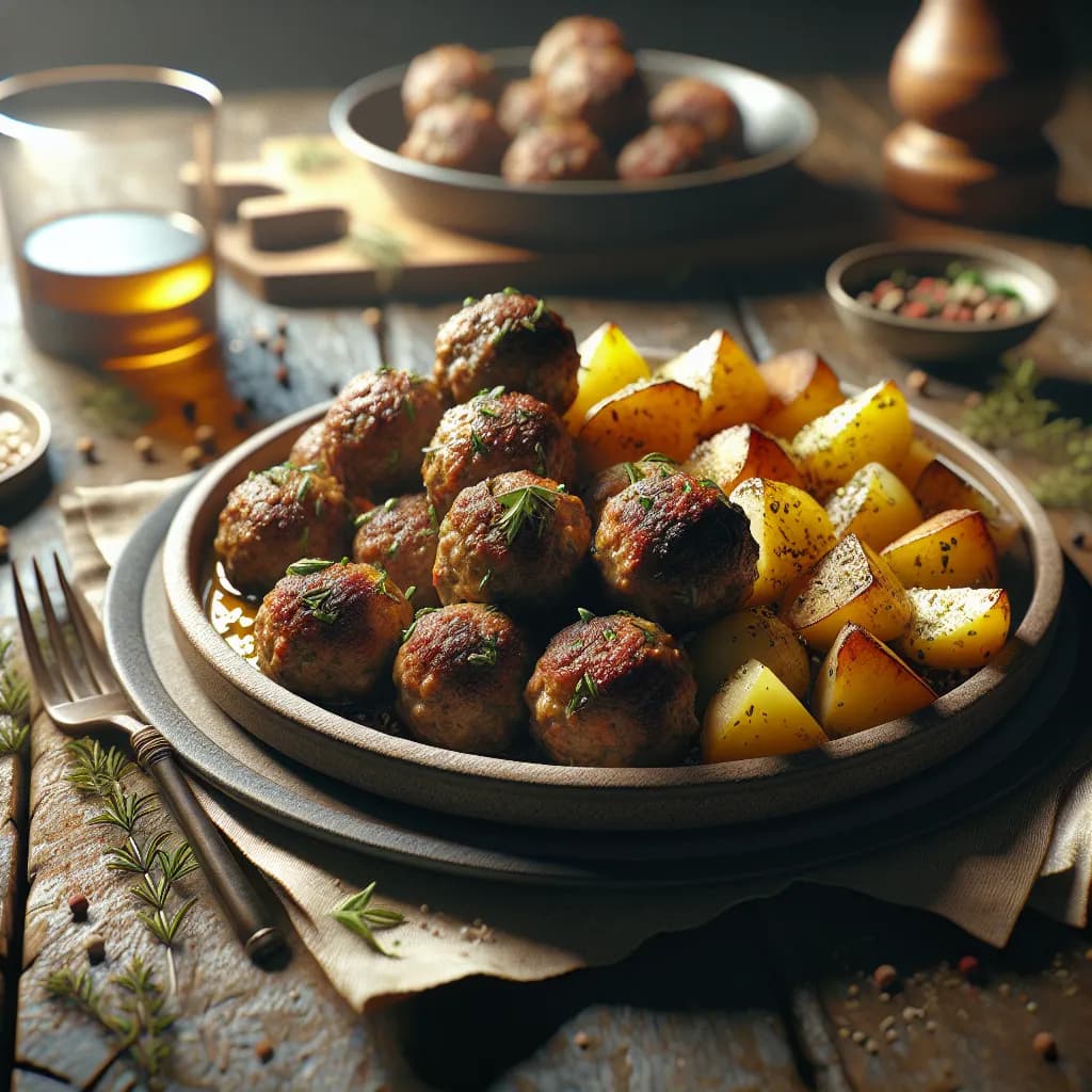 Boulettes de Viande aux Pommes de Terre