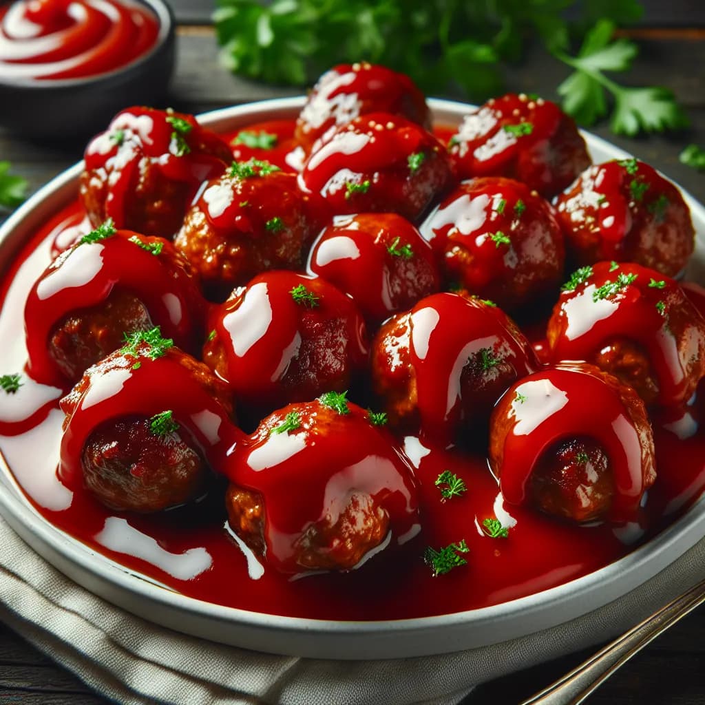 Boulettes de viande au Ketchup