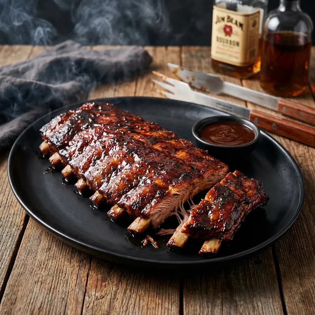 Bourbon-Ahorn-BBQ-Spareribs