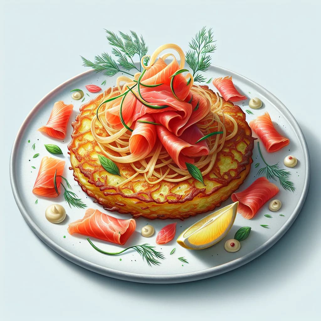 Boxty with Smoked Salmon