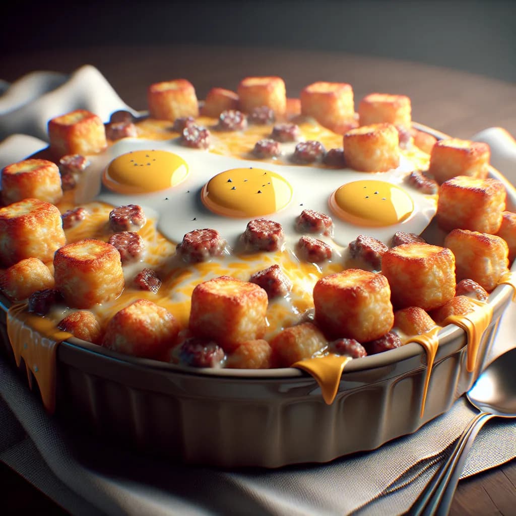 Breakfast Tater Tot Casserole