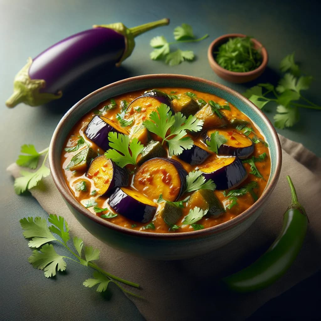Brinjal and Aloo Curry