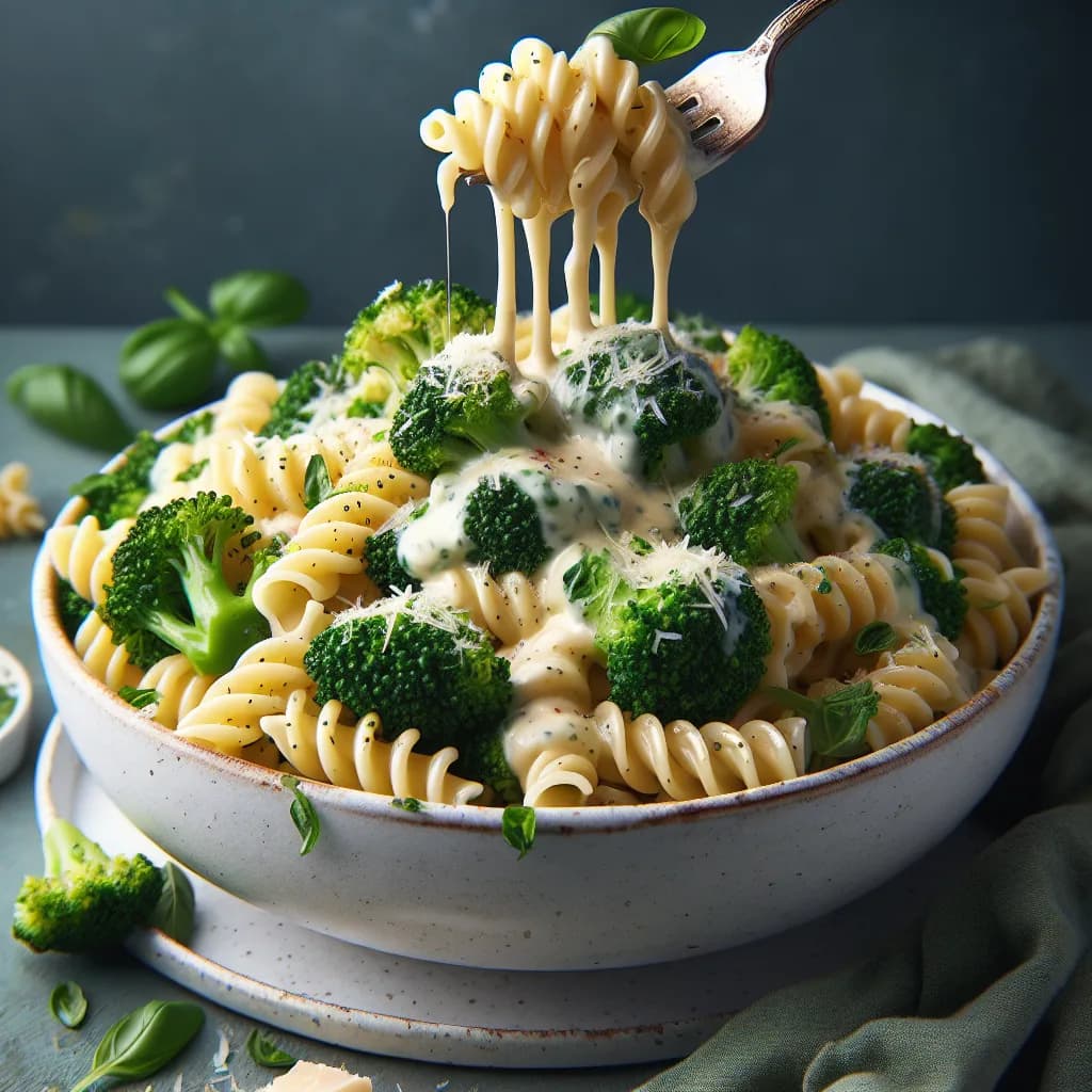 Broccoli Alfredo Pasta