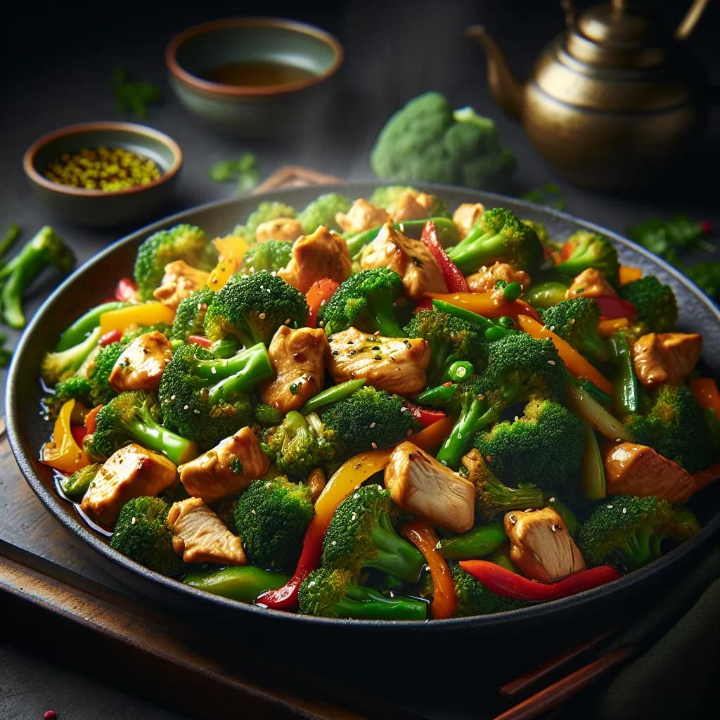 Broccoli and Chicken Stir-Fry