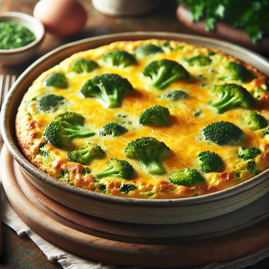 Brokkoli-Käse-Frittata