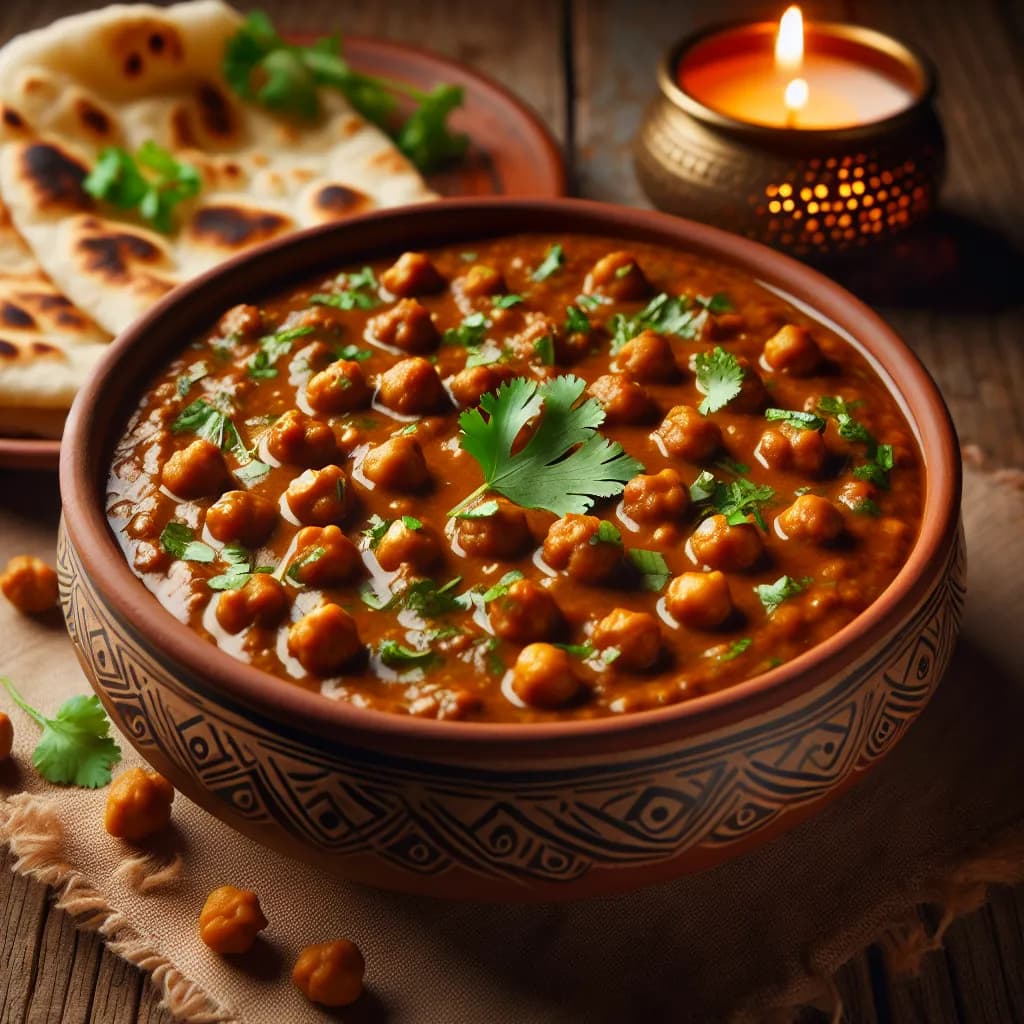 Brown Chole Curry