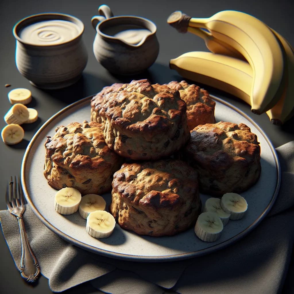 Brown Flour Banana Scones