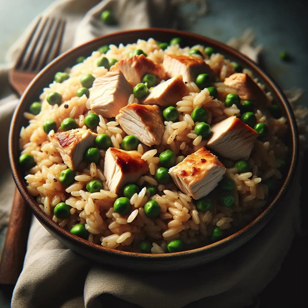 Brown Rice and Chicken Pilaf