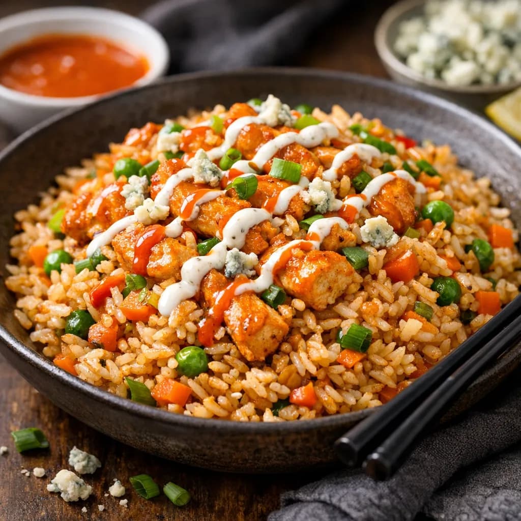 Buffalo Chicken Fried Rice