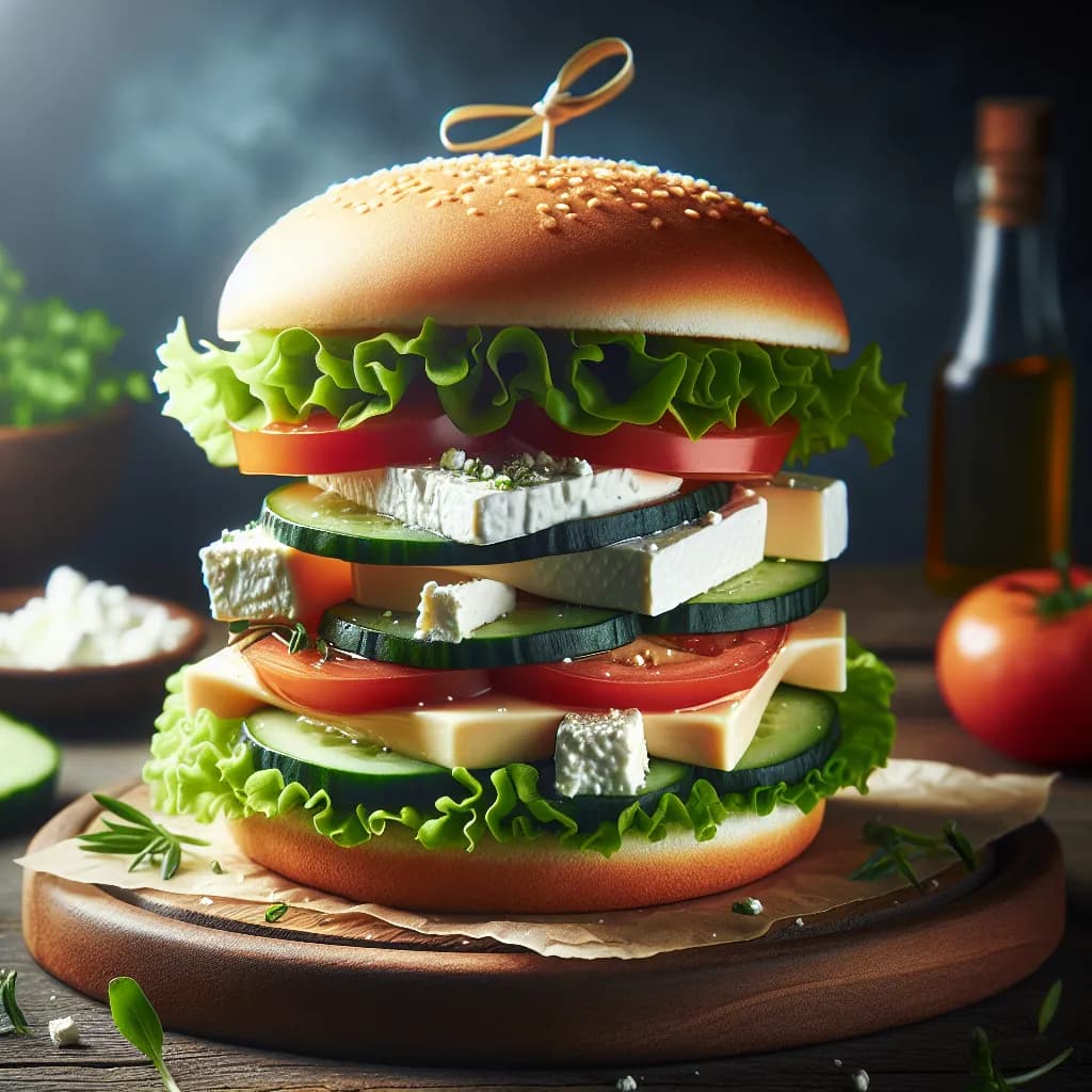 Burger di Pollo Grecasio