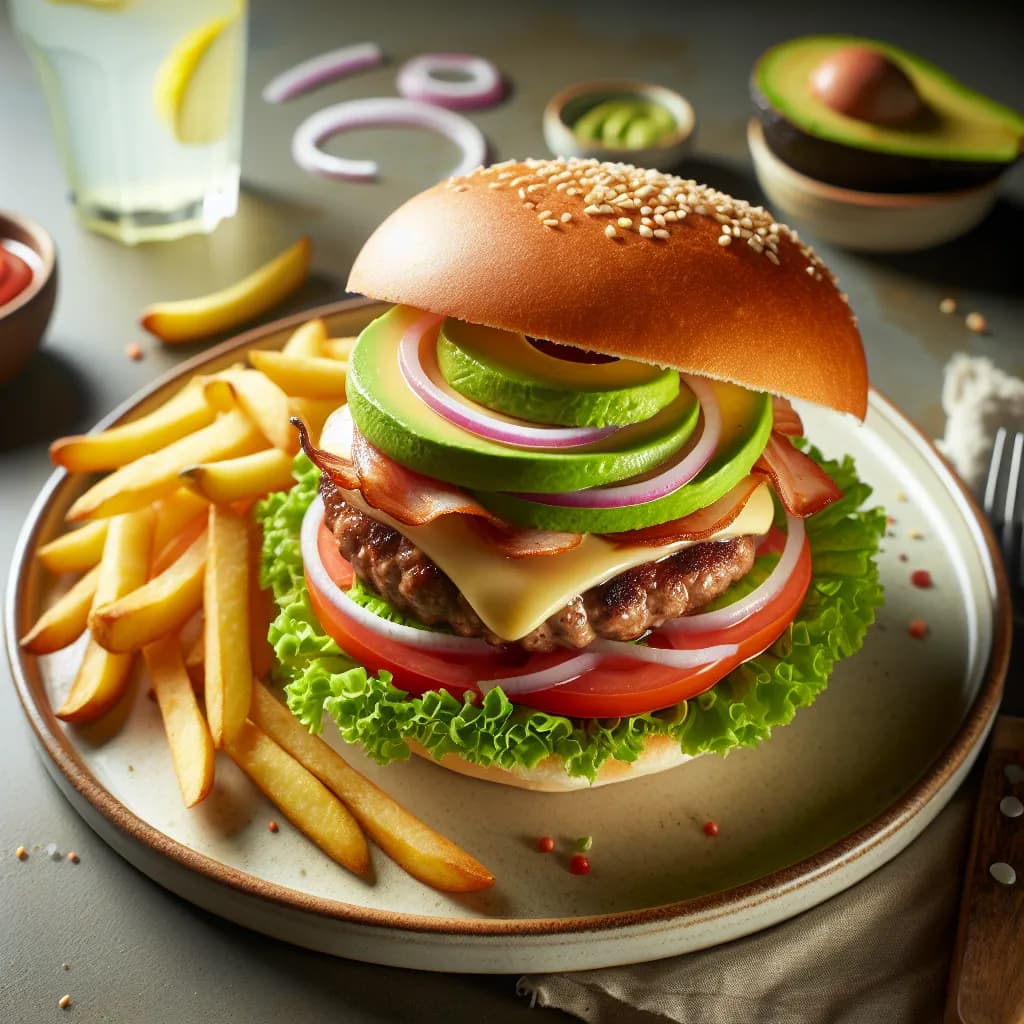Burger di Salsiccia e Avocado