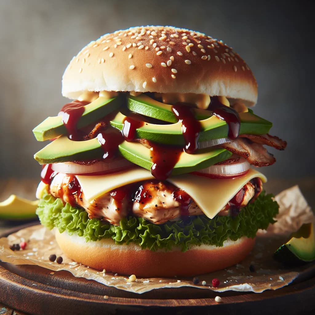 Burger maison au poulet