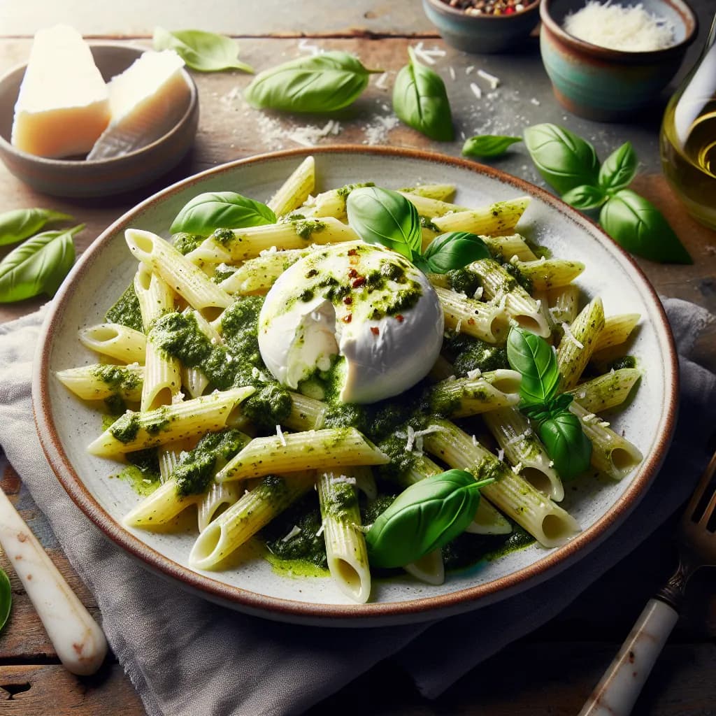 Burrata Pesto Pasta