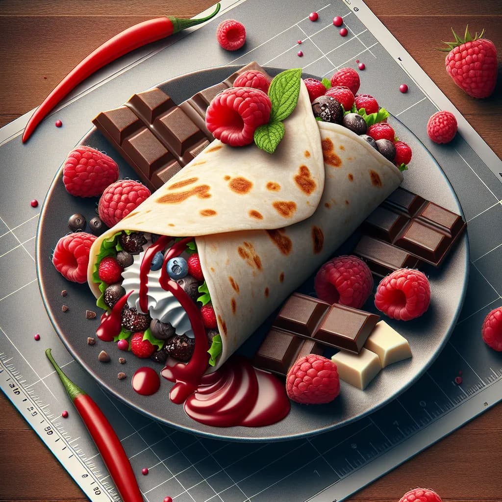 Burrito Dolce al Cioccolato e Peperoncino