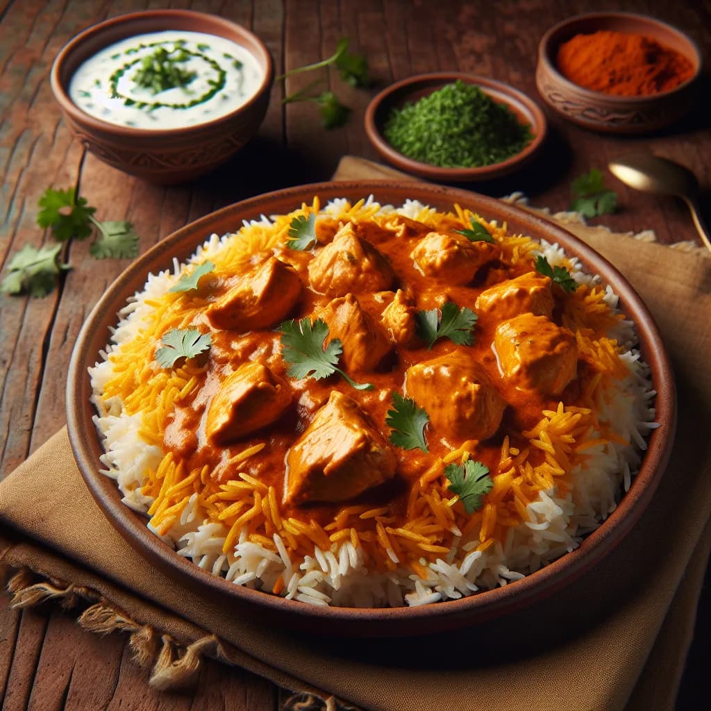 Butter Chicken Biryani