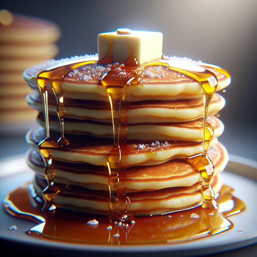 Butter Cornflour Pancakes