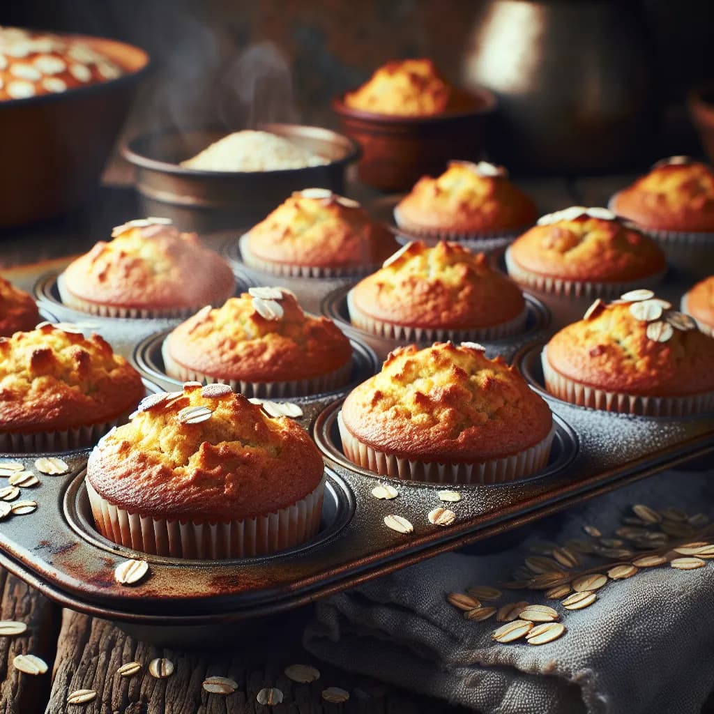 Butter Oat Muffins