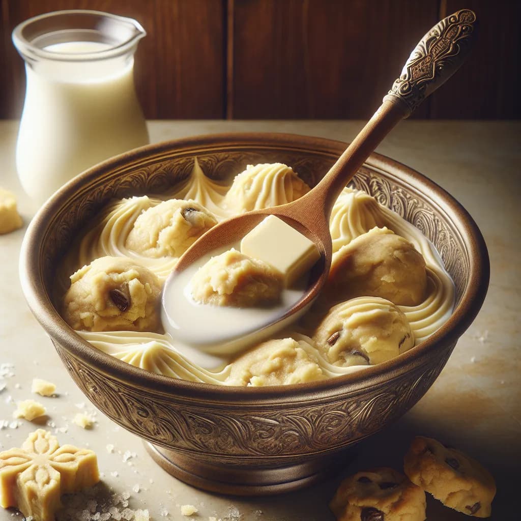 Buttermilch-Vanille-Keksteig