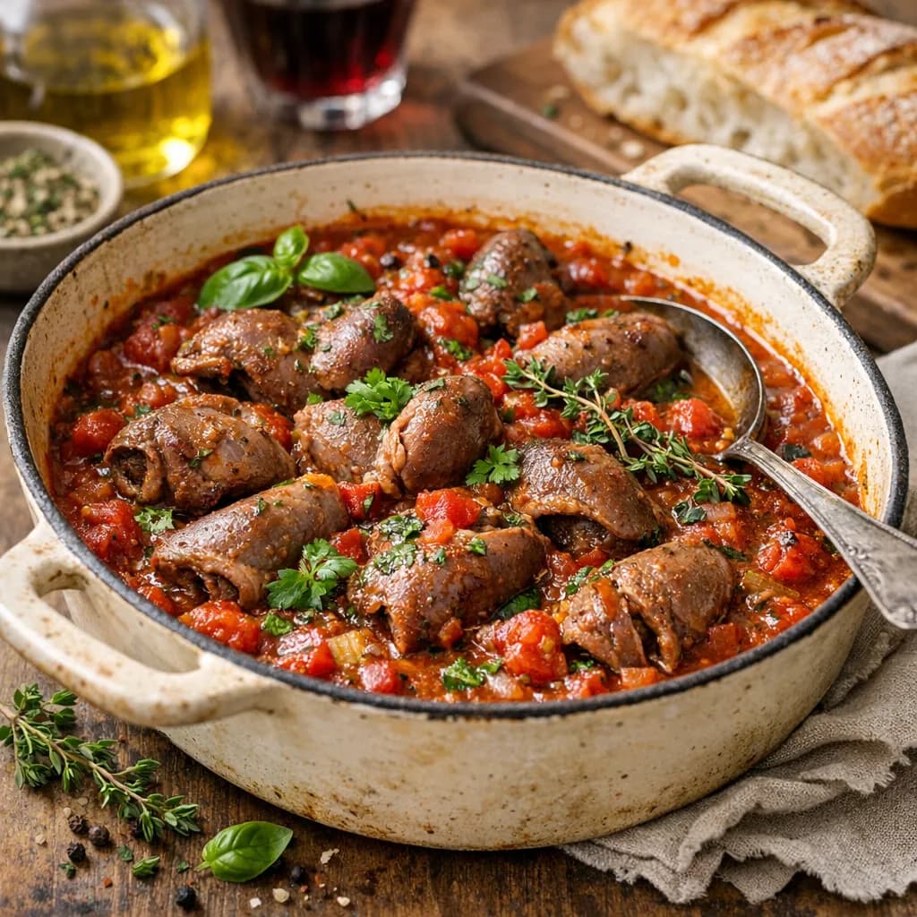 Cœurs de porc à la provençale