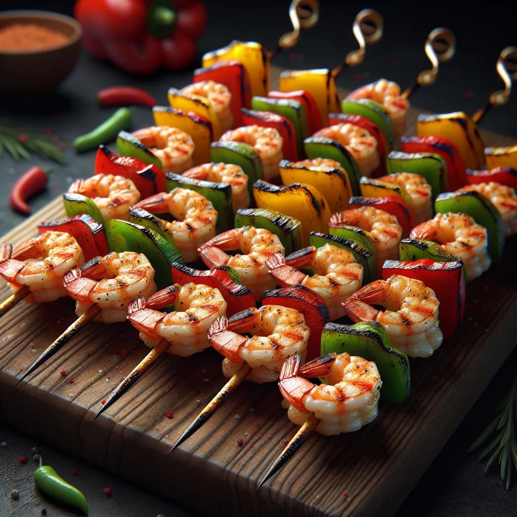 Cajun Shrimp Skewers