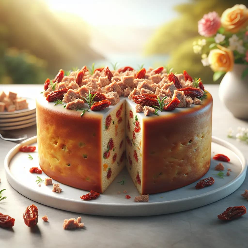 Cake Salé au Thon et Tomates Séchées
