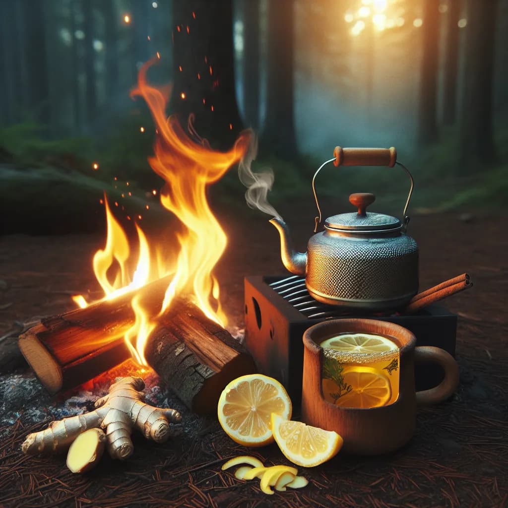 Campfire Lemon Ginger Tea
