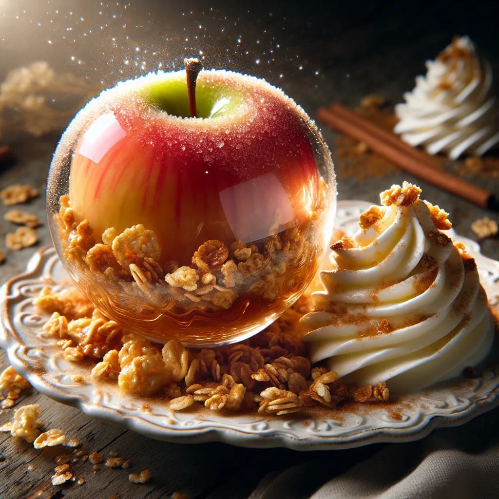 Candy Glass Apple Crisp