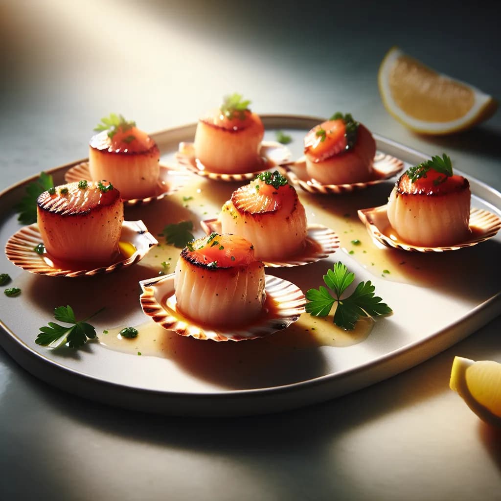 Capesante ripiene con salmone affumicato