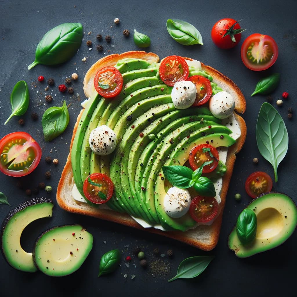 Caprese Avocado Toast