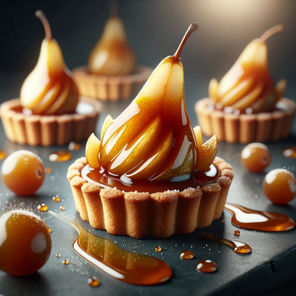 Caramel Pear Tartlets