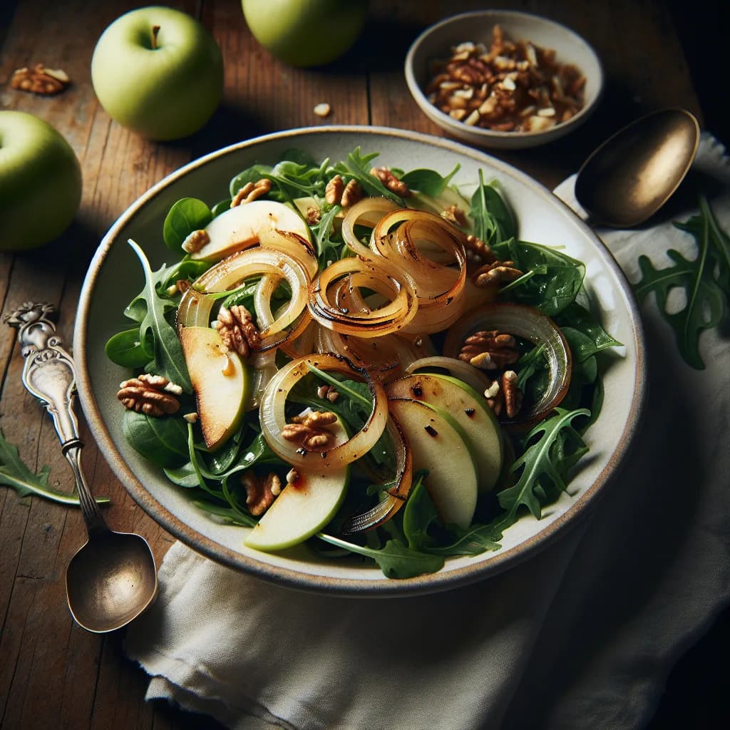 Caramelized Onion and Apple Salad
