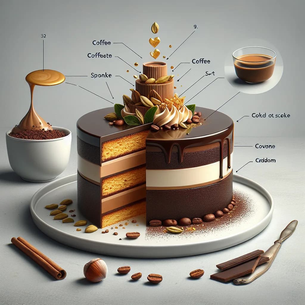Cardamom Coffee Entremet
