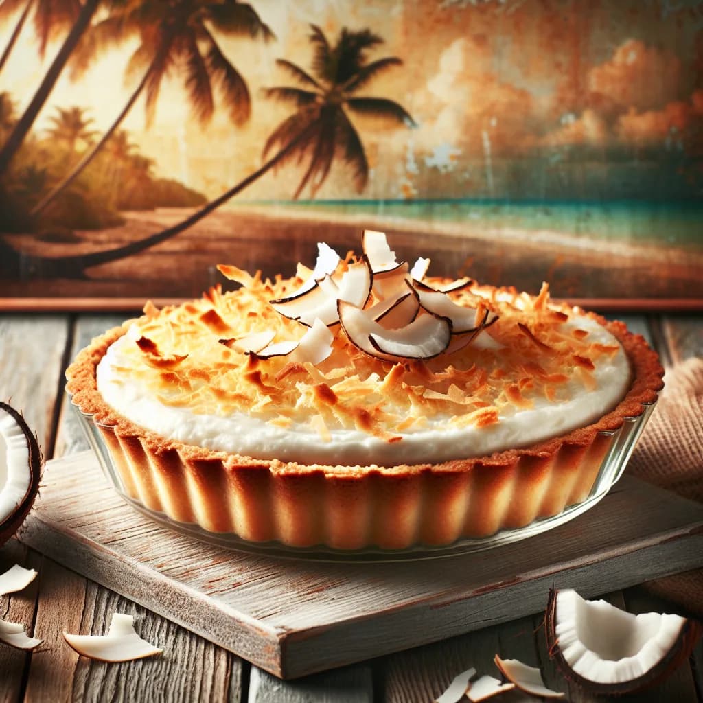 Caribbean Coconut Tart