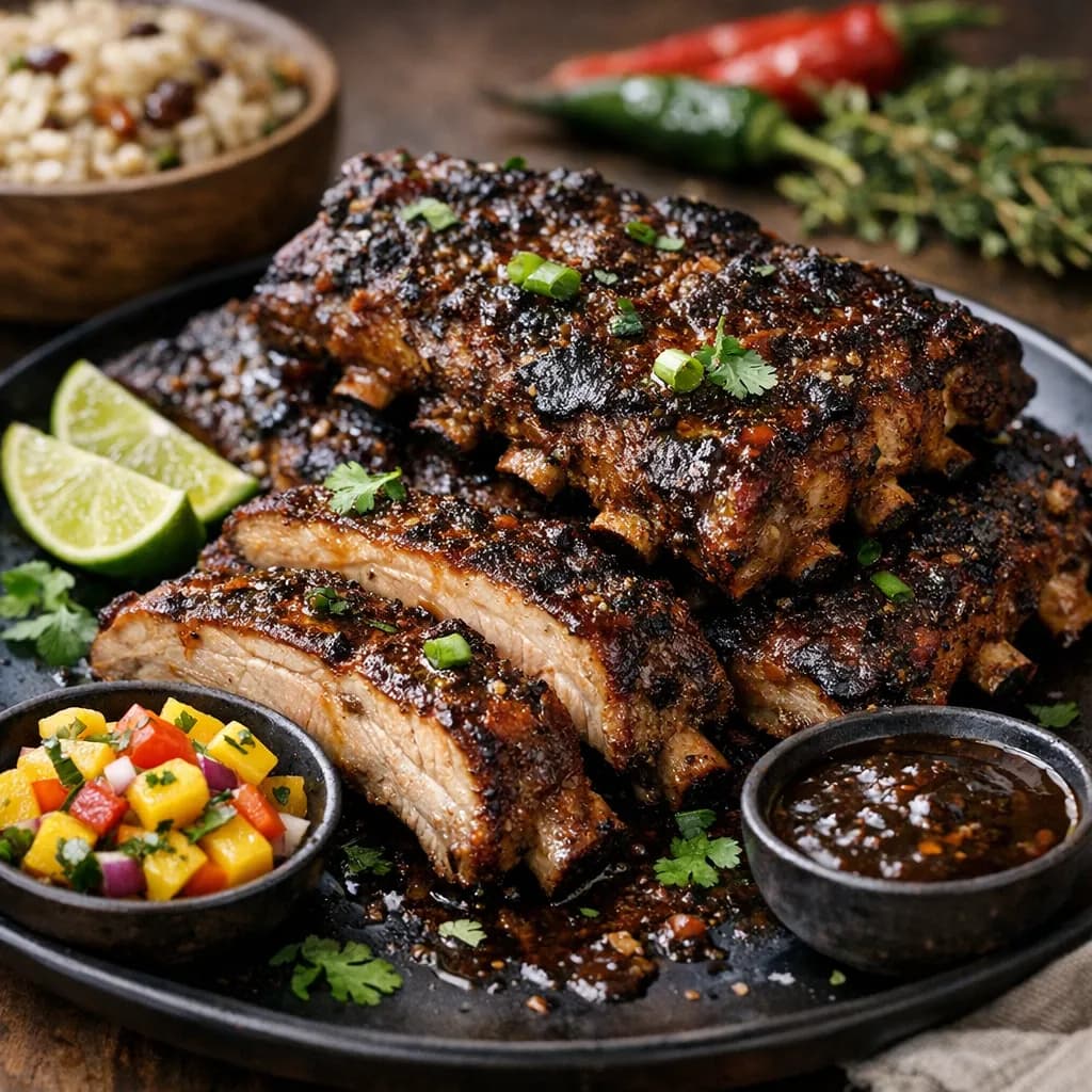 Caribbean Jerk Pork Ribs