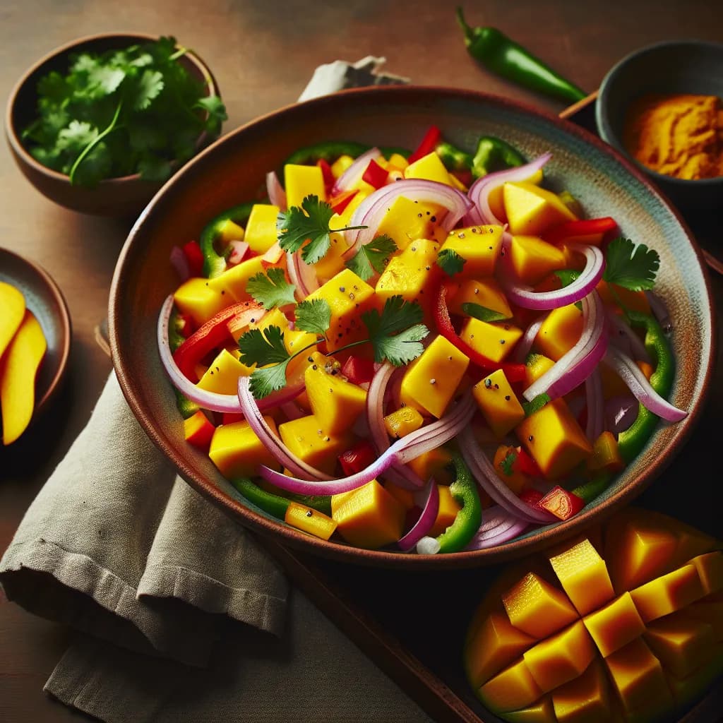Caribbean Mango Salad