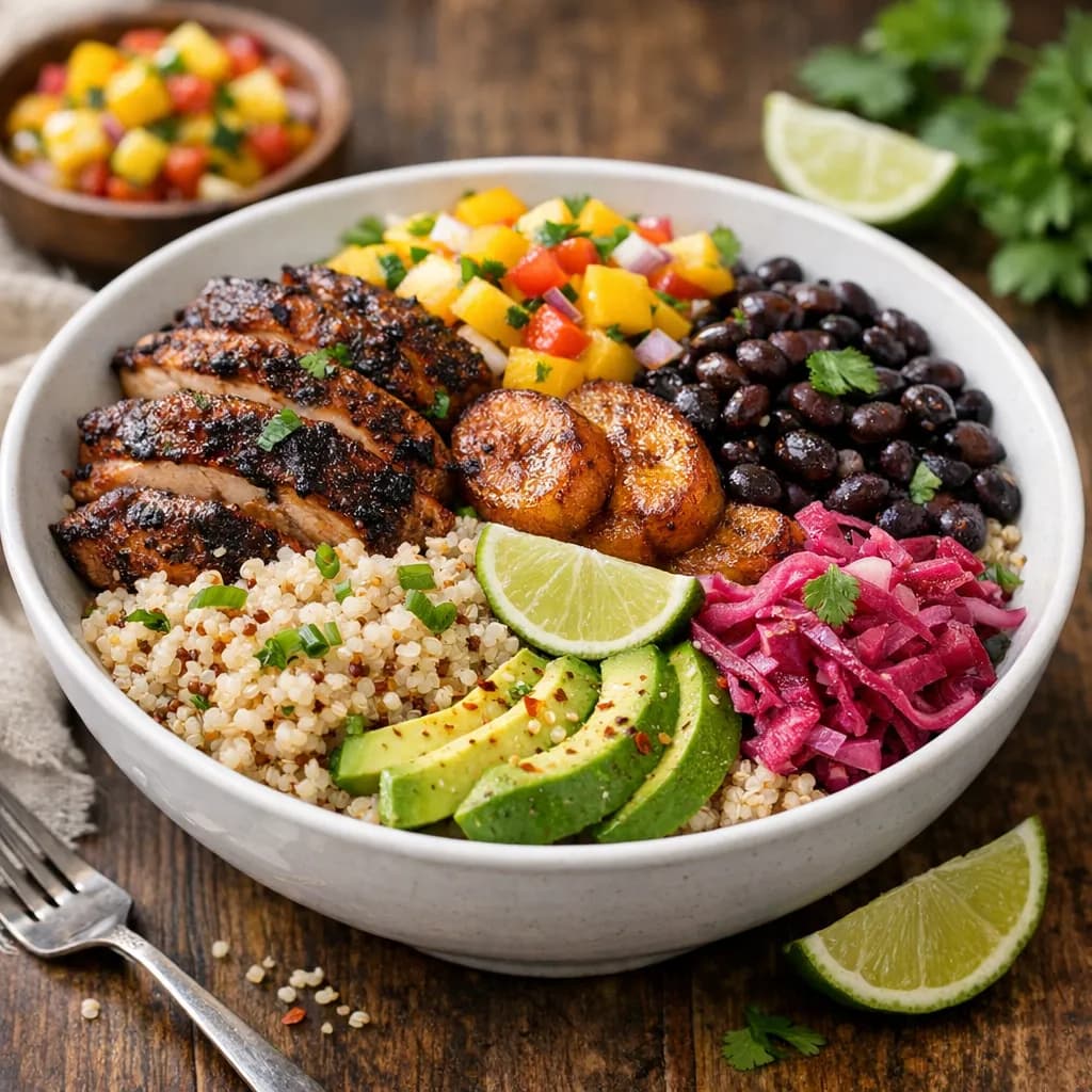 Caribbean Style Quinoa Bowl