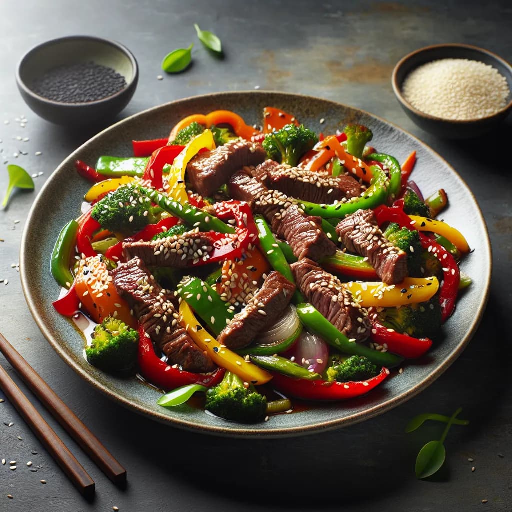Carlos L.W. Beef Stir Fry