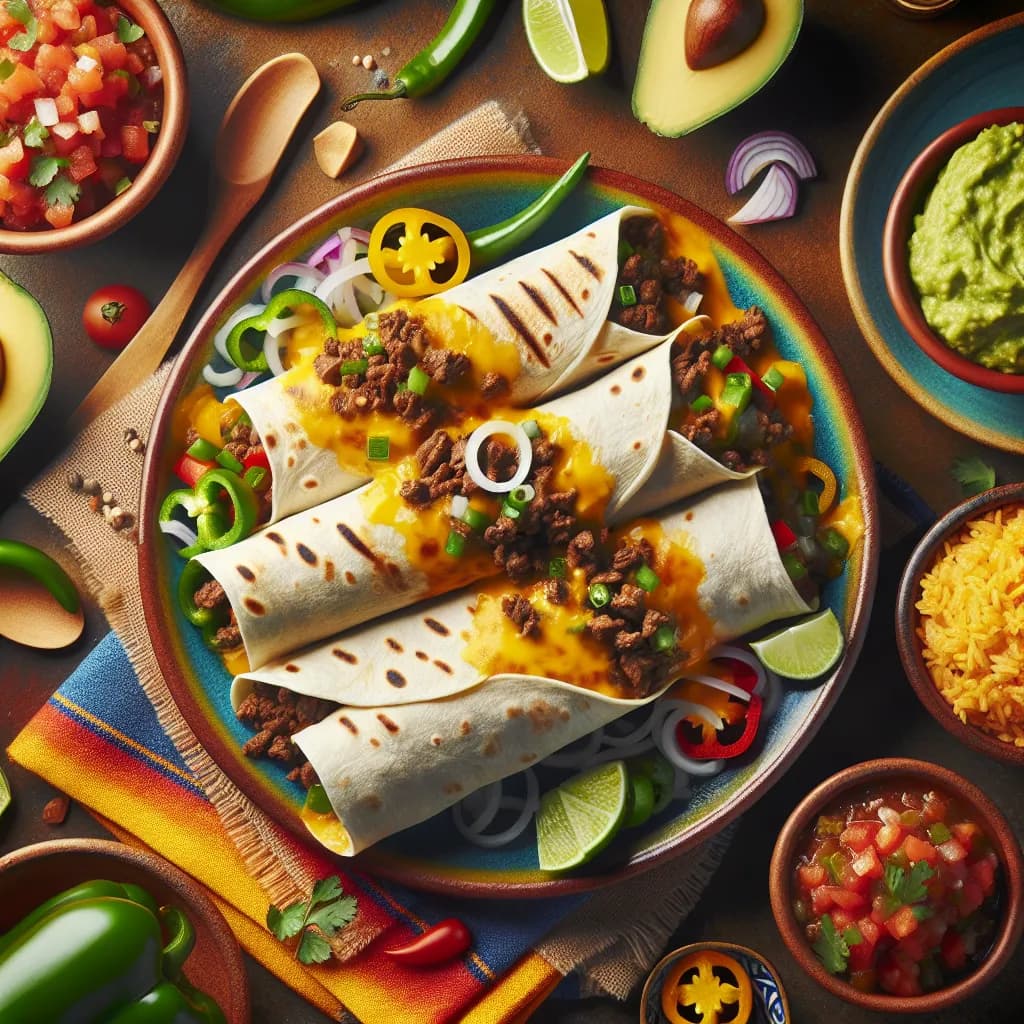 Carne Picada Burritos
