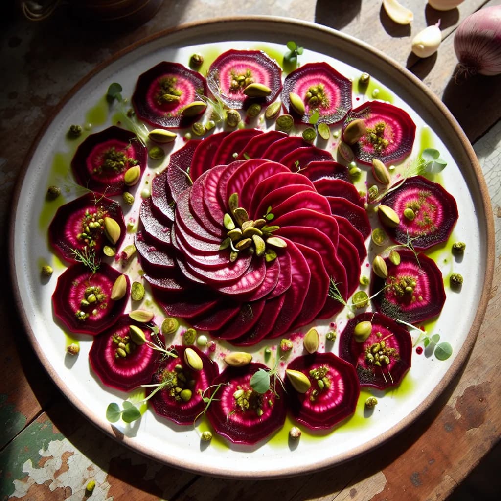 Carpaccio de betteraves