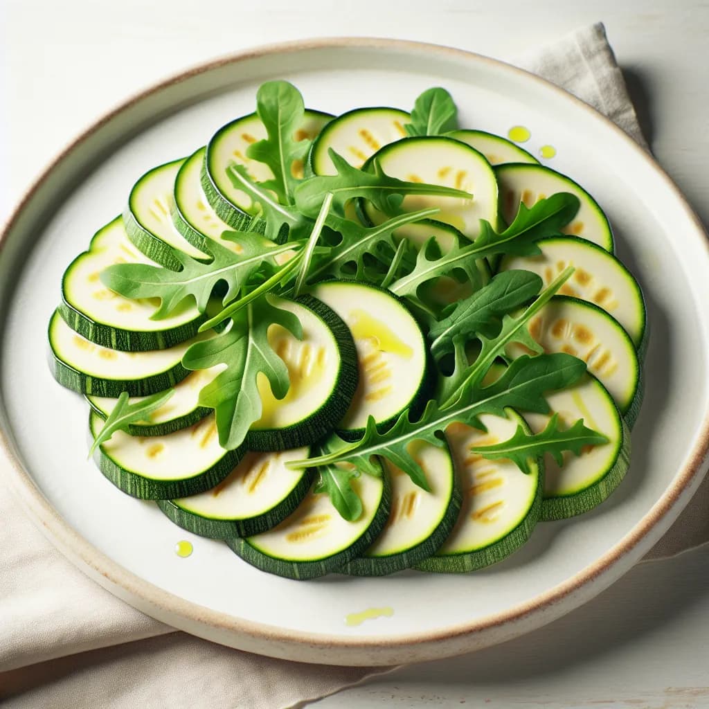 Carpaccio di Zucchine con Rucola