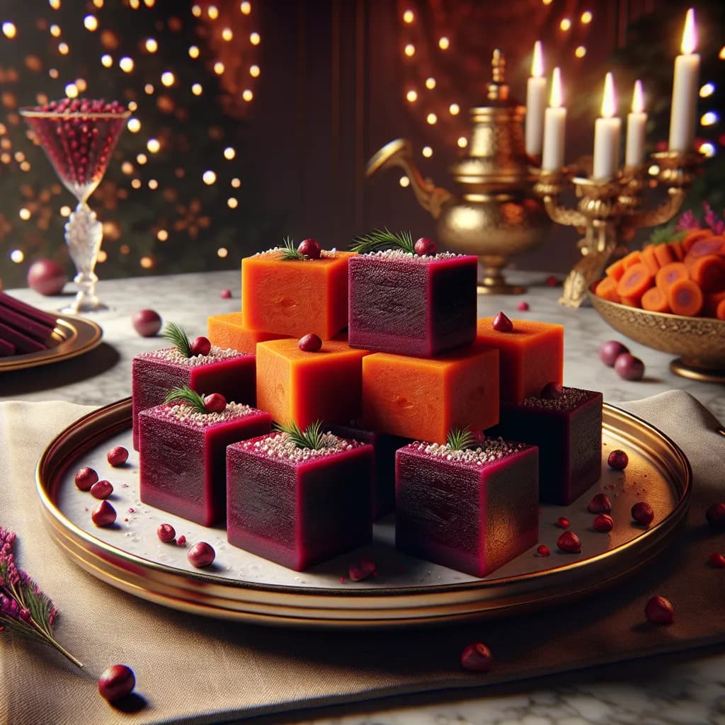 Carrot Beetroot Burfi