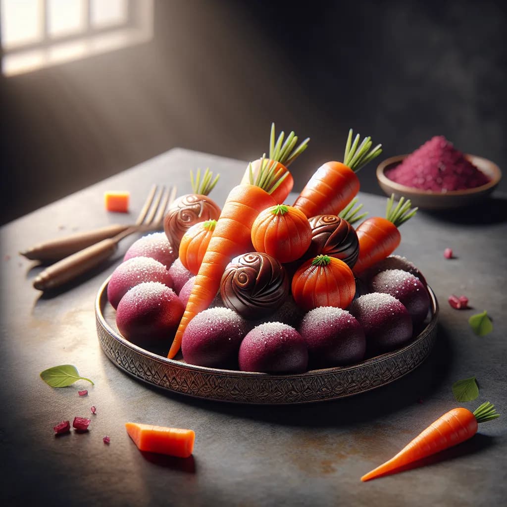 Carrot Beetroot Ladoo