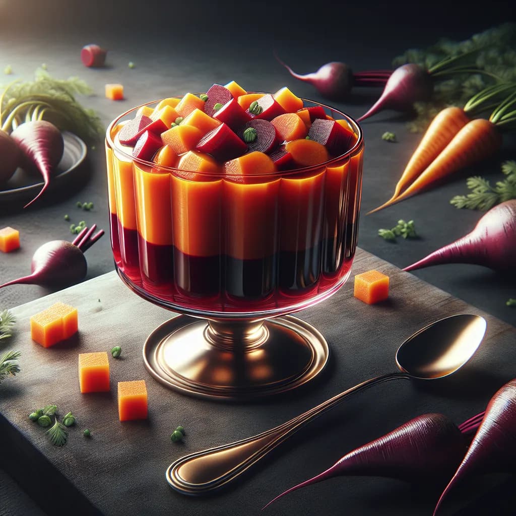 Carrot Beetroot Pudding
